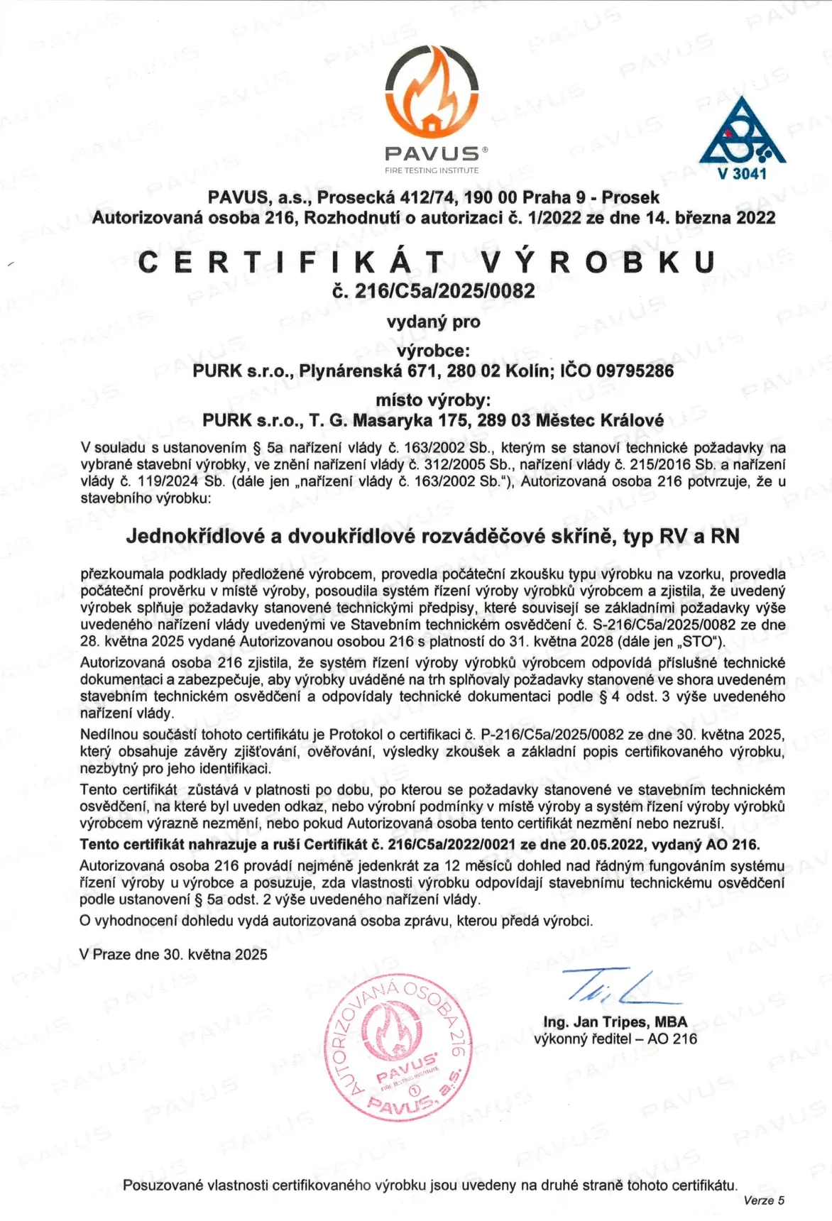Certifikát